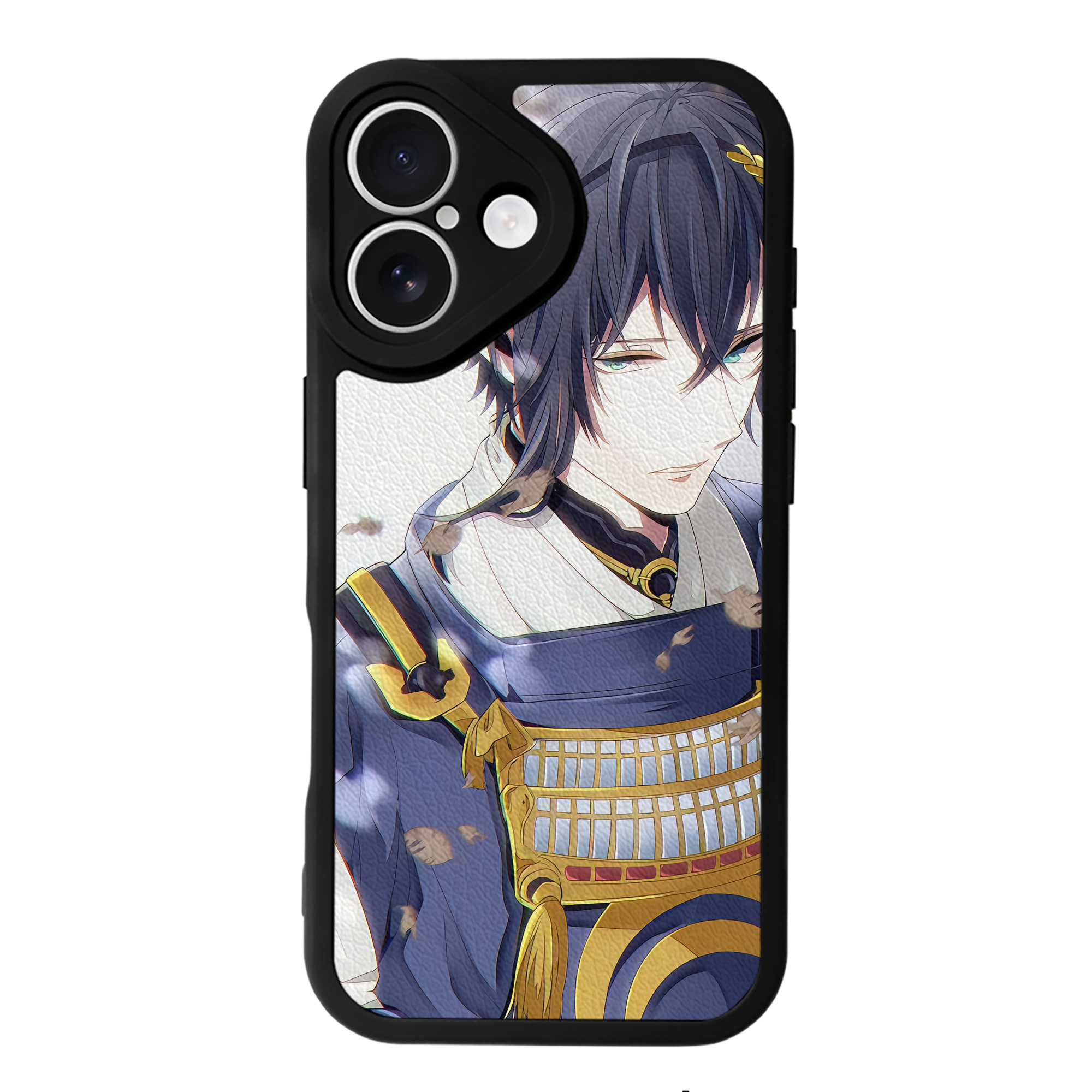 （画像用） 刀剣乱舞 Touken Ranbu 【iPhone 16シリーズ対応】シリコンスマホケース（レザー調） 材質：シリコン